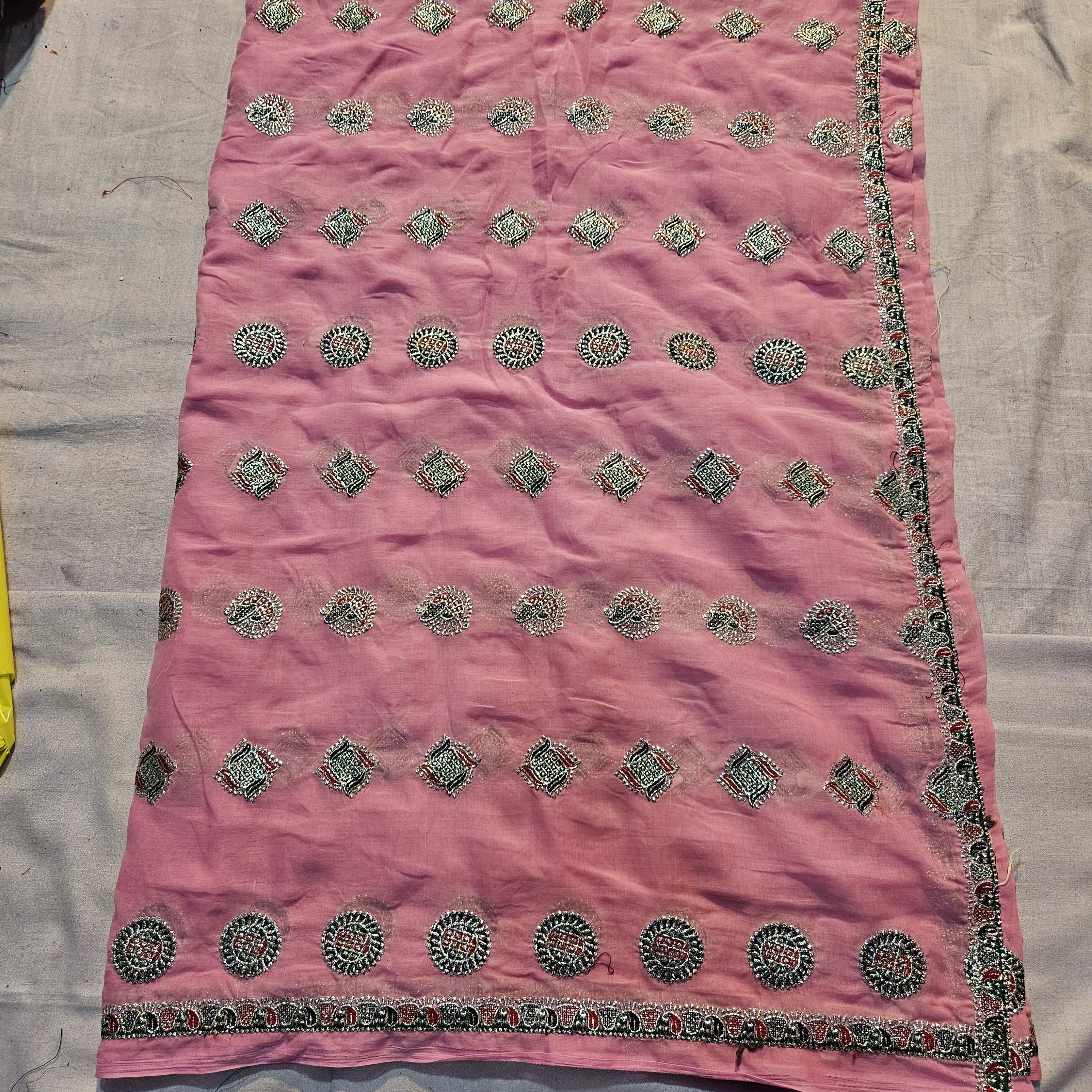 Meenawati Lehenga Choli with Light Pink Lugdi – Rajasthani Festive Outfit