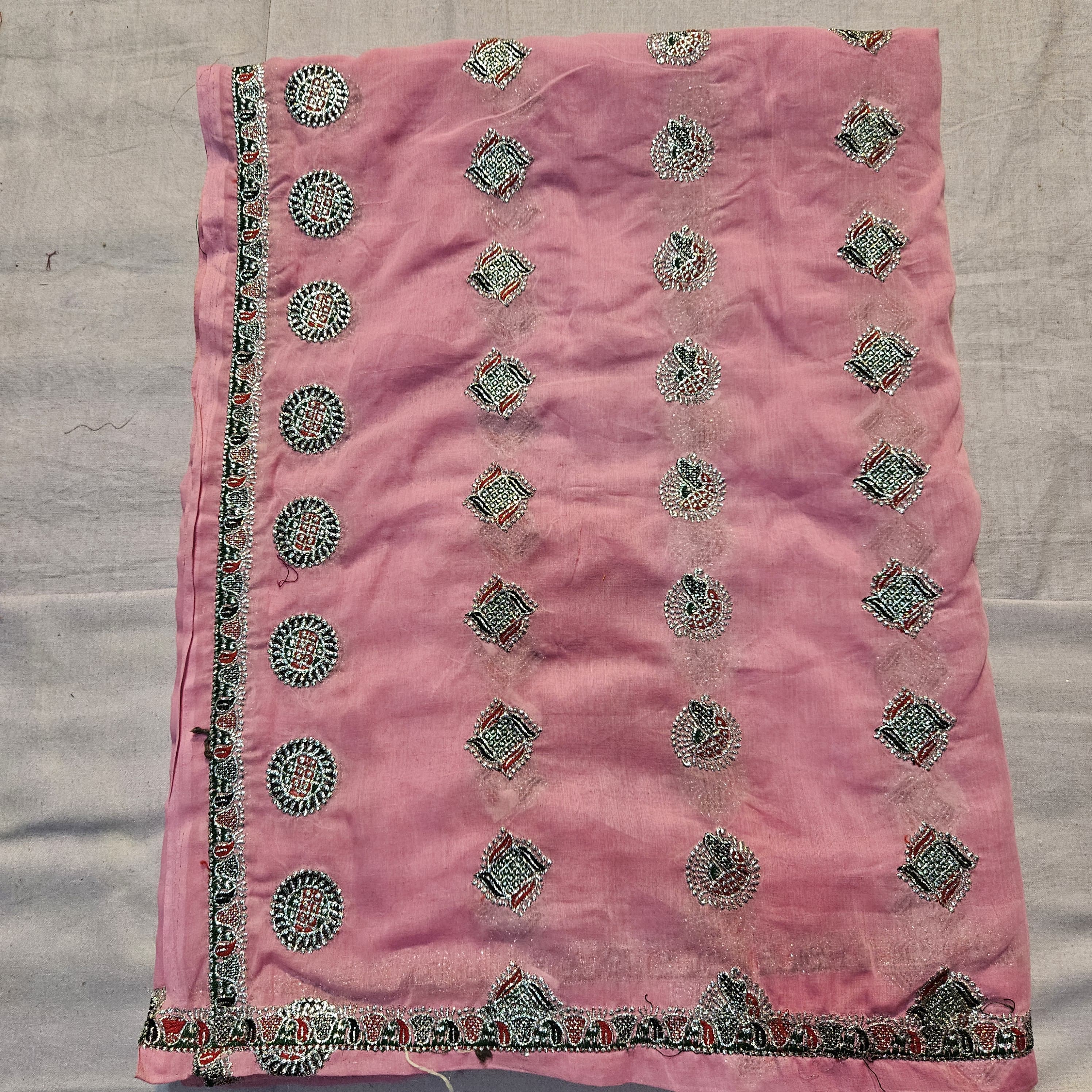 Meenawati Lehenga Choli with Light Pink Lugdi – Rajasthani Festive Outfit