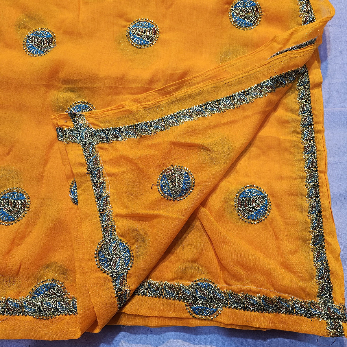 Ethnic Lehenga Choli with Yellow Lugdi – Rajasthani Meenawati Style