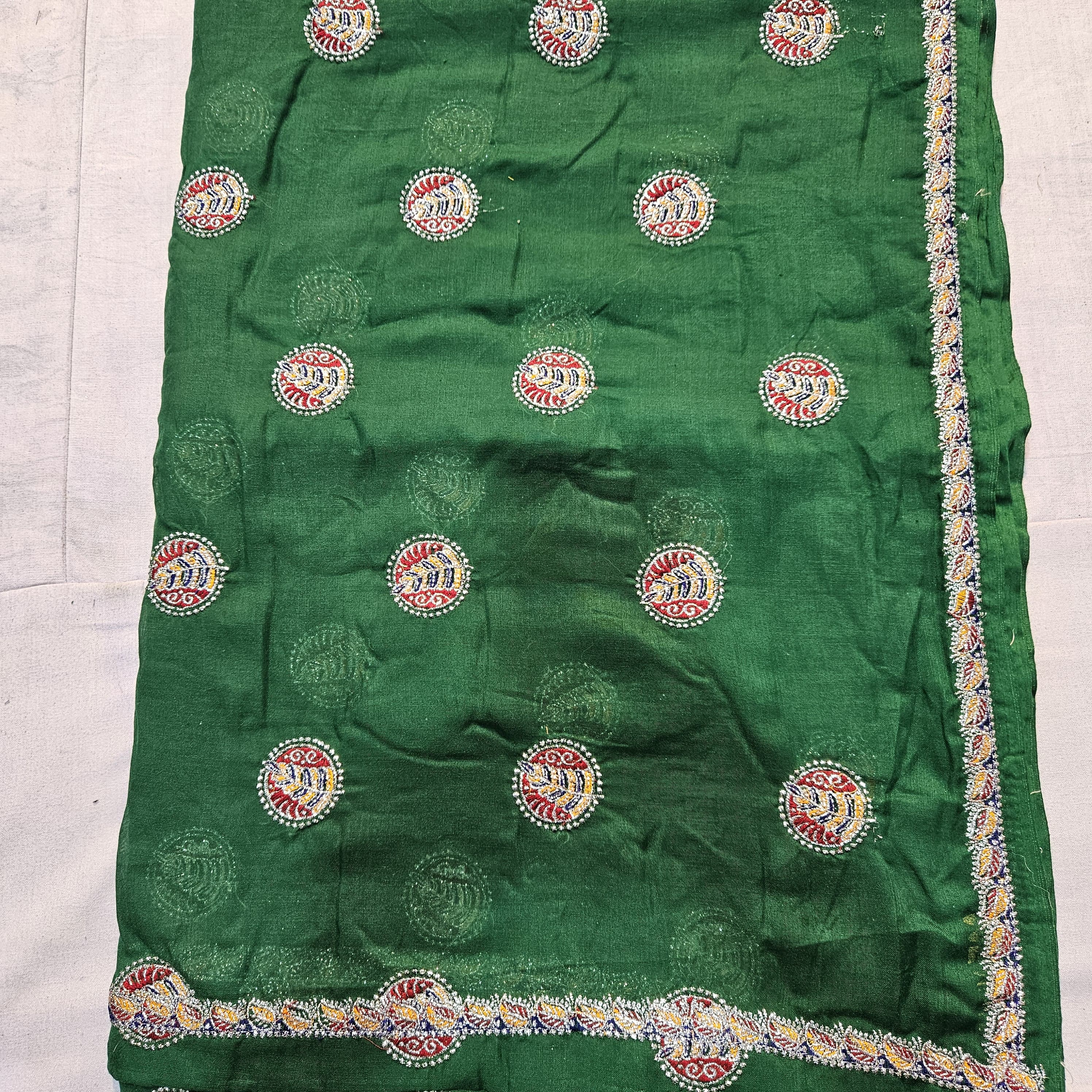 Elegant Green Meenawati Lehenga Choli for Women | Rajasthani Traditional Lugdi Dress