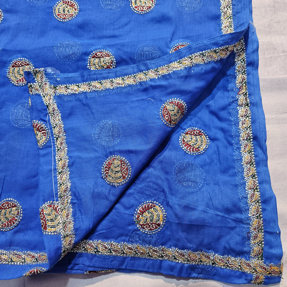 Ethnic Rajasthani Lehenga Choli – Blue Lugdi Festival Outfit