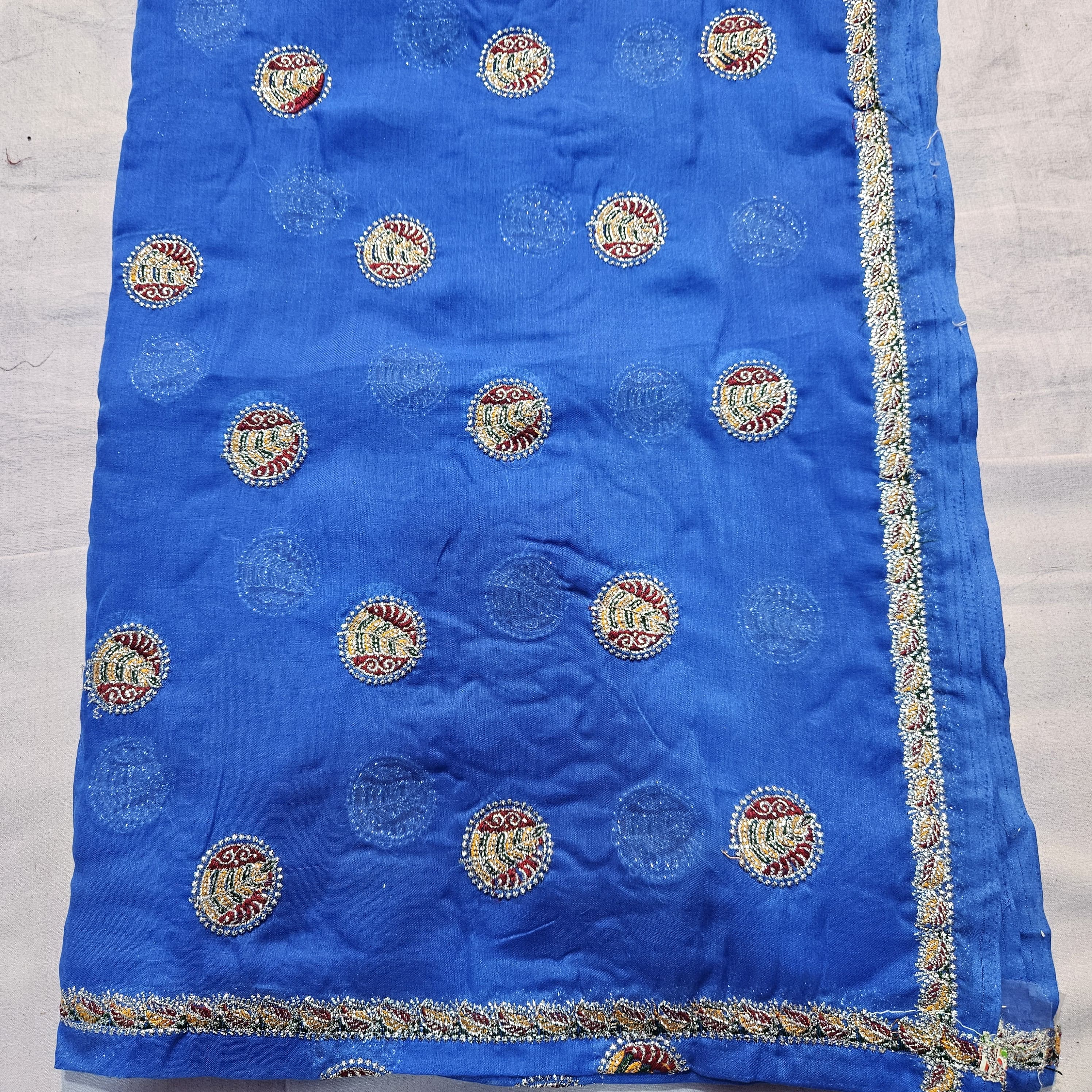 Sky Blue Meenawati Lugdi for Women | Rajasthani Festive & Wedding Wear