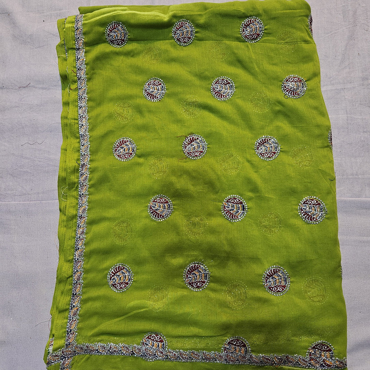 Rajasthani Meenawati Lehenga Choli with Mehandi Color Lugdi – Traditional Ethnic Wedding & Festive Wear