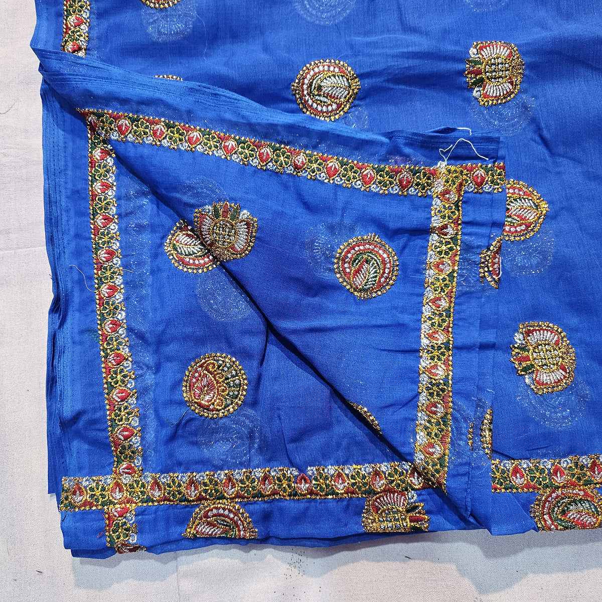 Ethnic Rajasthani Lehenga Choli – Blue Lugdi Festival Outfit