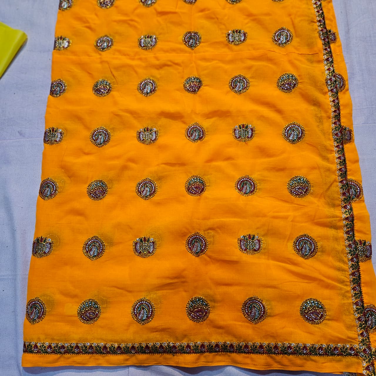 Traditional Yellow Meenawati Dress | Ethnic Lehenga Choli