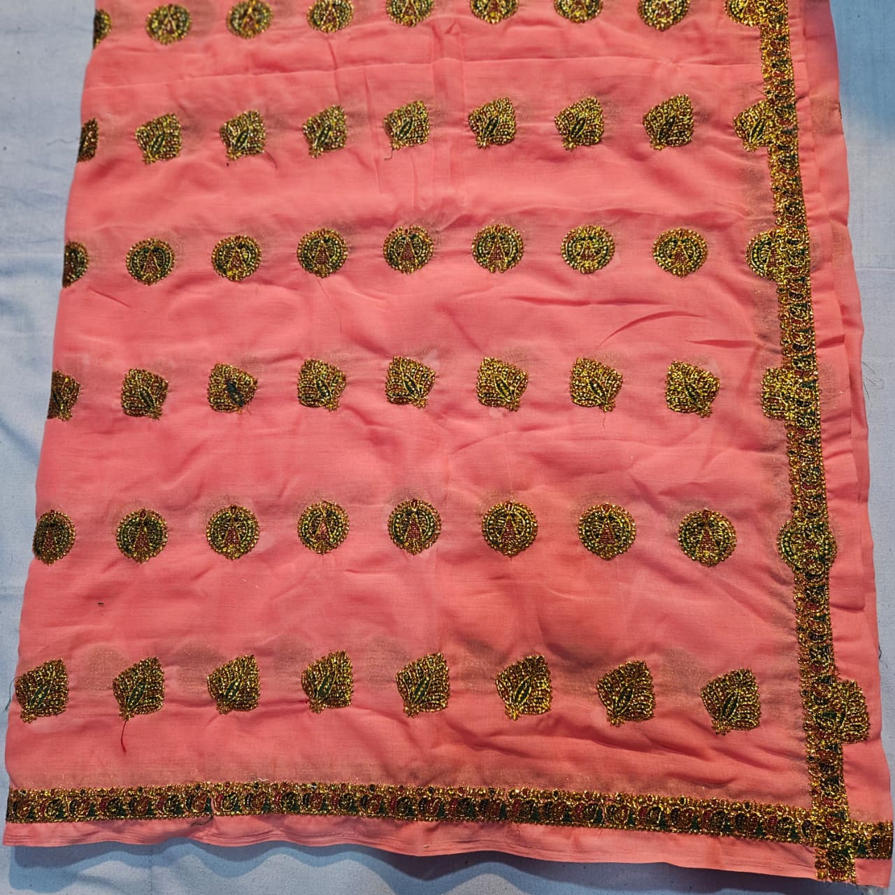 Traditional Baby Pink Meenawati Dress | Ethnic Wedding Lehenga Choli