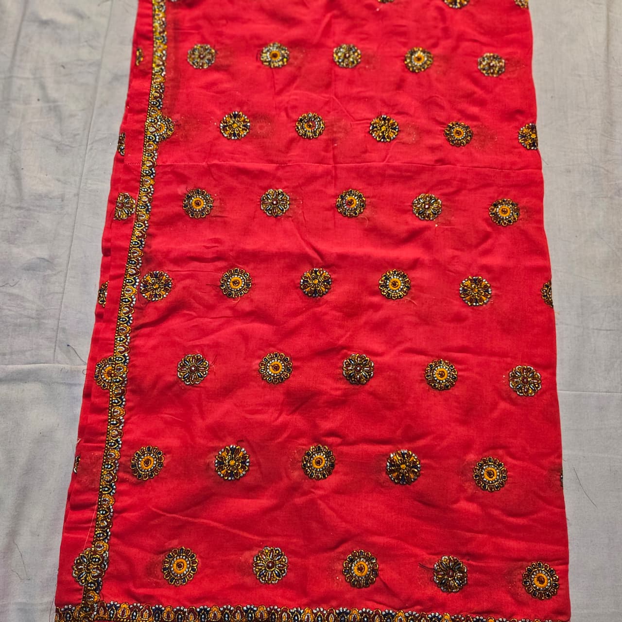 Red Traditional Meenawati Lugdi| Ethnic Wedding Wear