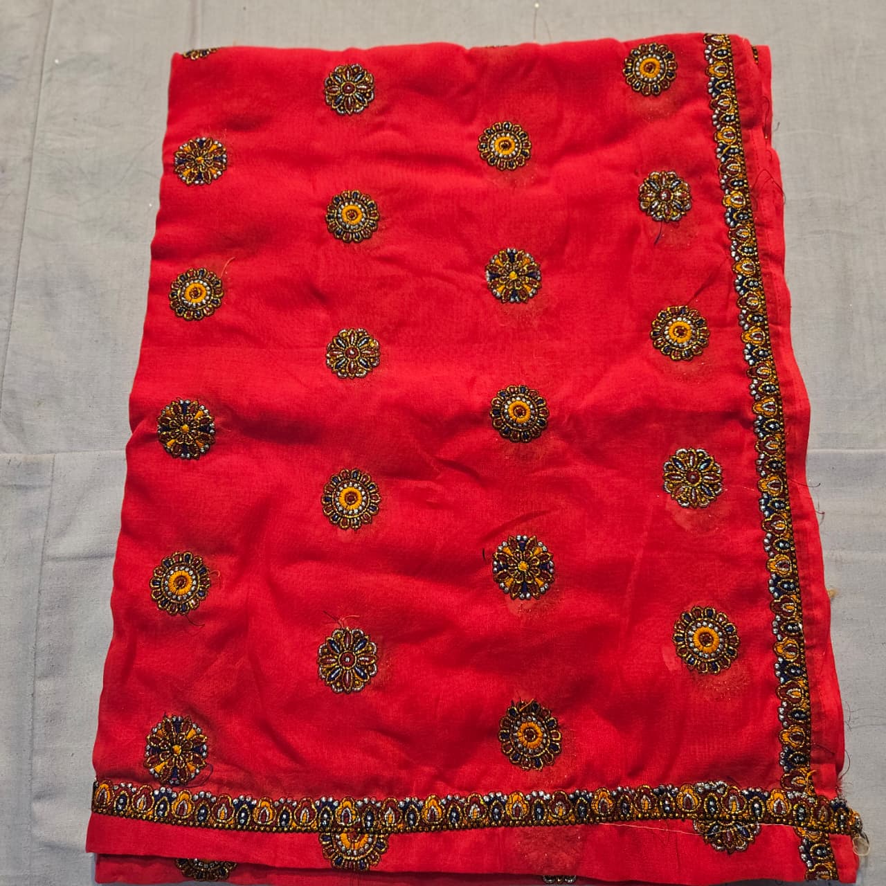 Red Traditional Meenawati Lugdi| Ethnic Wedding Wear