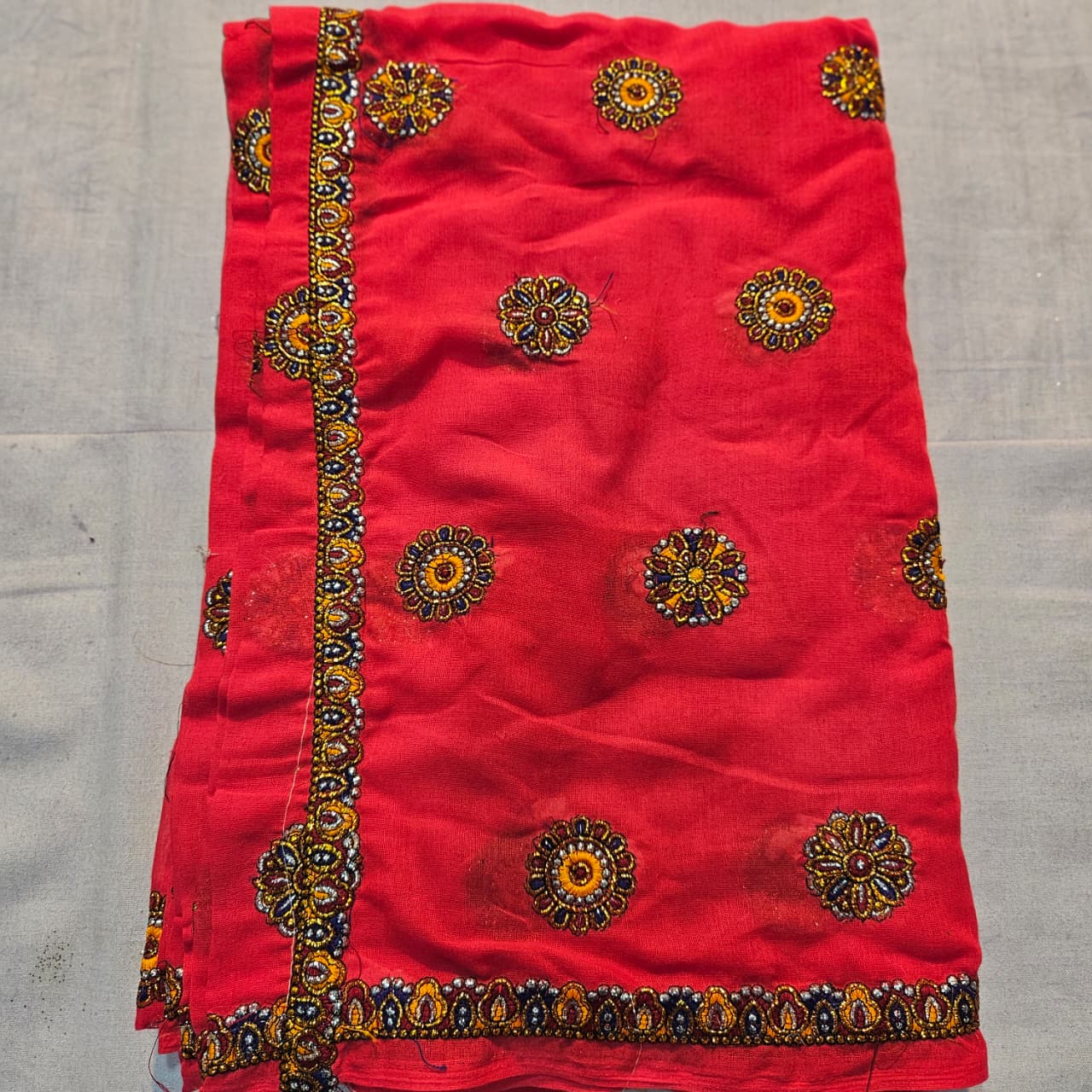 Red Traditional Meenawati Lugdi| Ethnic Wedding Wear