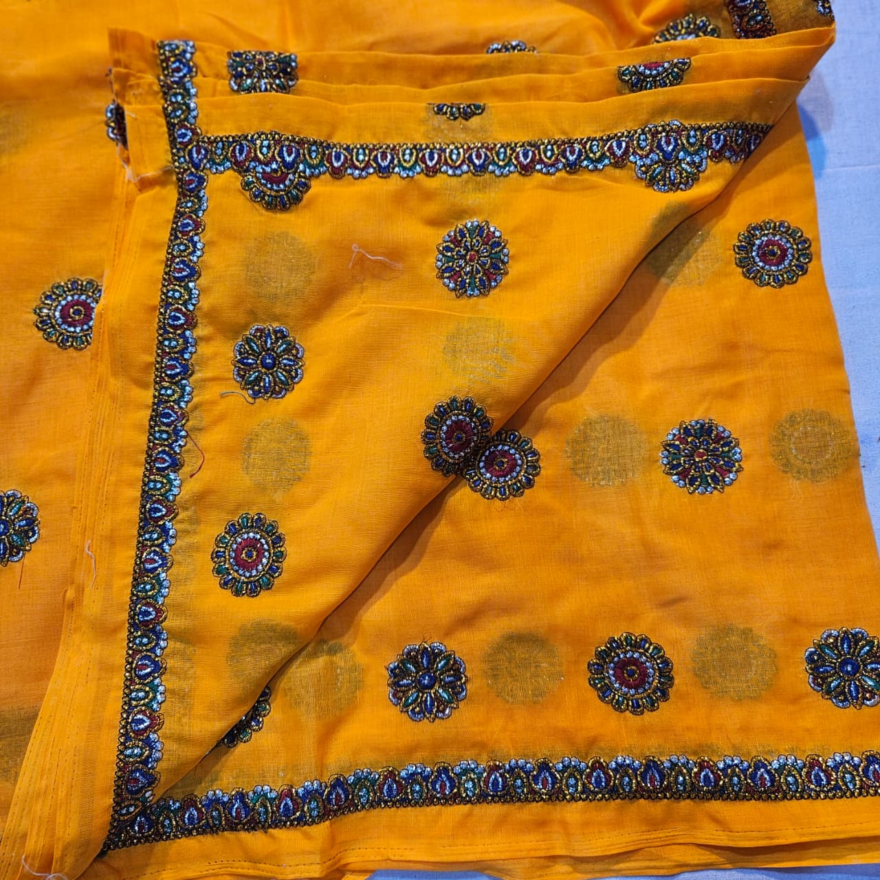 Yellow Rajasthani Meenawati Lehenga Choli | Traditional Lugdi Dupatta & Festive Wear