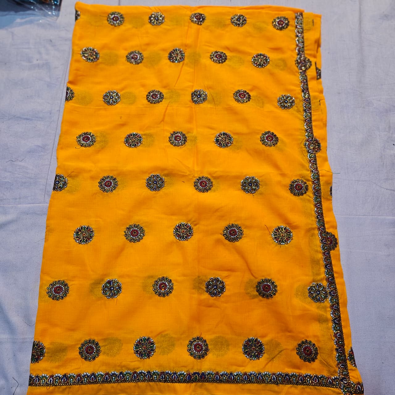 Yellow Rajasthani Meenawati Lehenga Choli | Traditional Lugdi Dupatta & Festive Wear