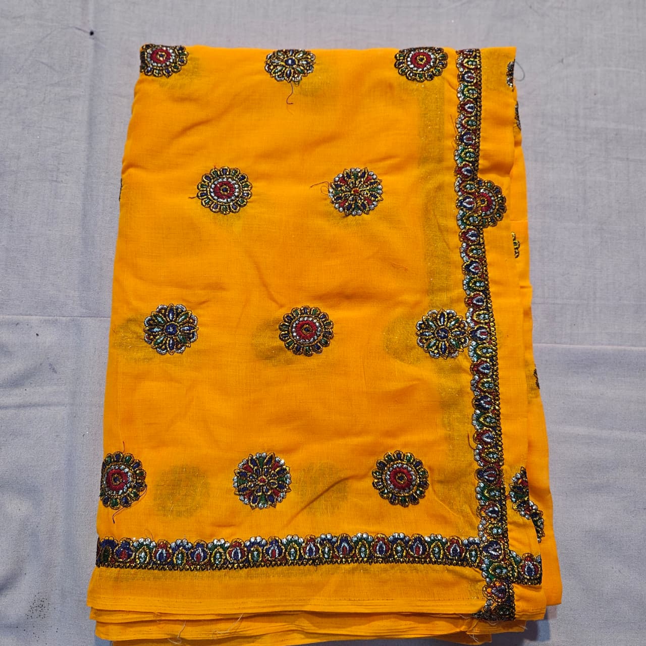 Yellow Rajasthani Meenawati Lehenga Choli | Traditional Lugdi Dupatta & Festive Wear