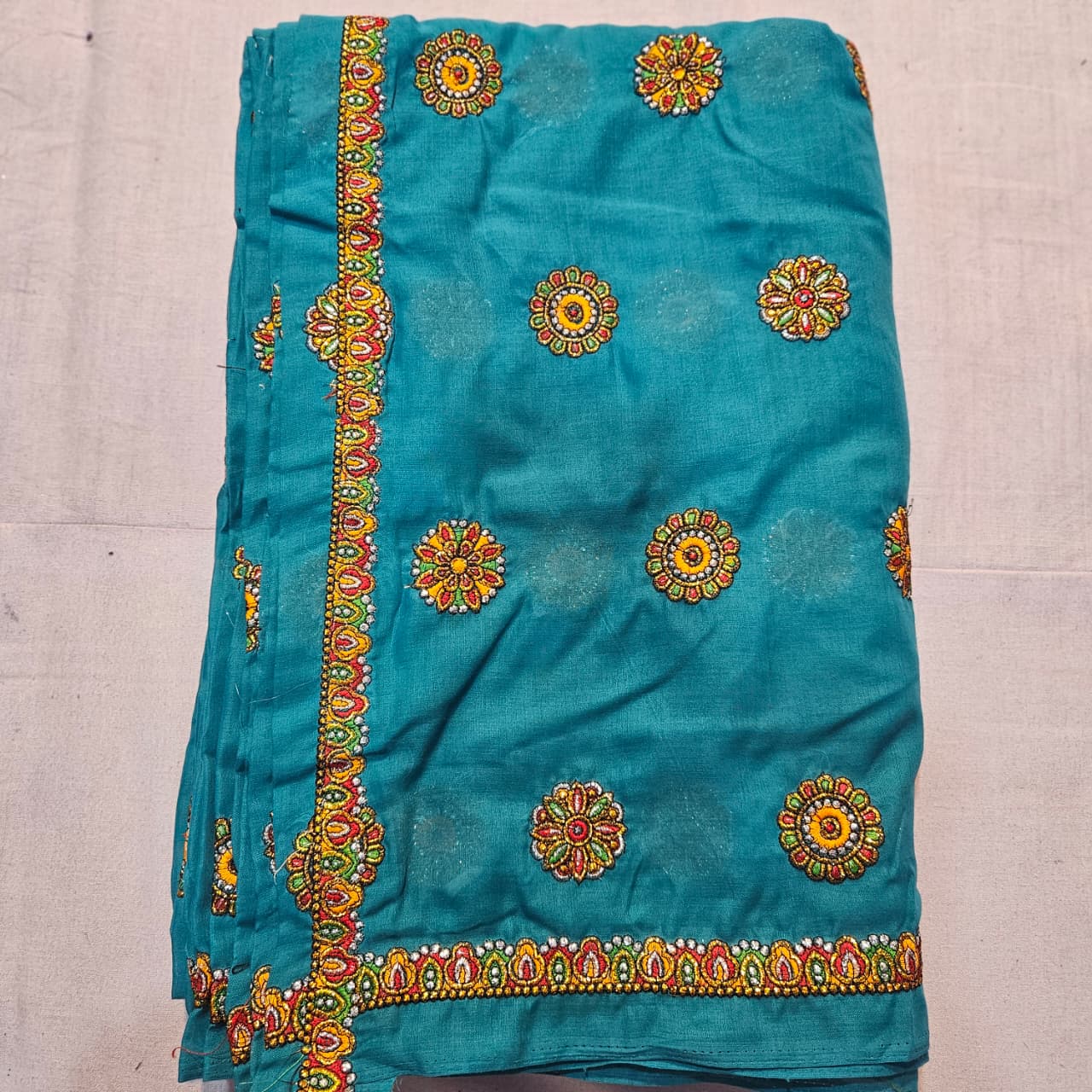 Sky Blue Rajasthani Meenawati Lehenga Choli – Traditional Lugdi Dress for Women